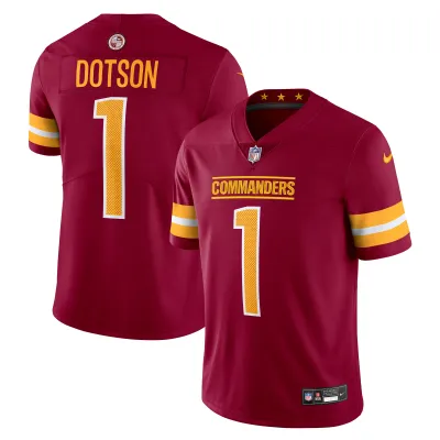 Men's Washington Commanders Jahan Dotson Burgundy Vapor Untouchable Limited Jersey 01