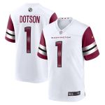 Men's Washington Commanders Jahan Dotson White Game Player Jersey