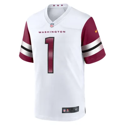 Men's Washington Commanders Jahan Dotson White Game Player Jersey 02