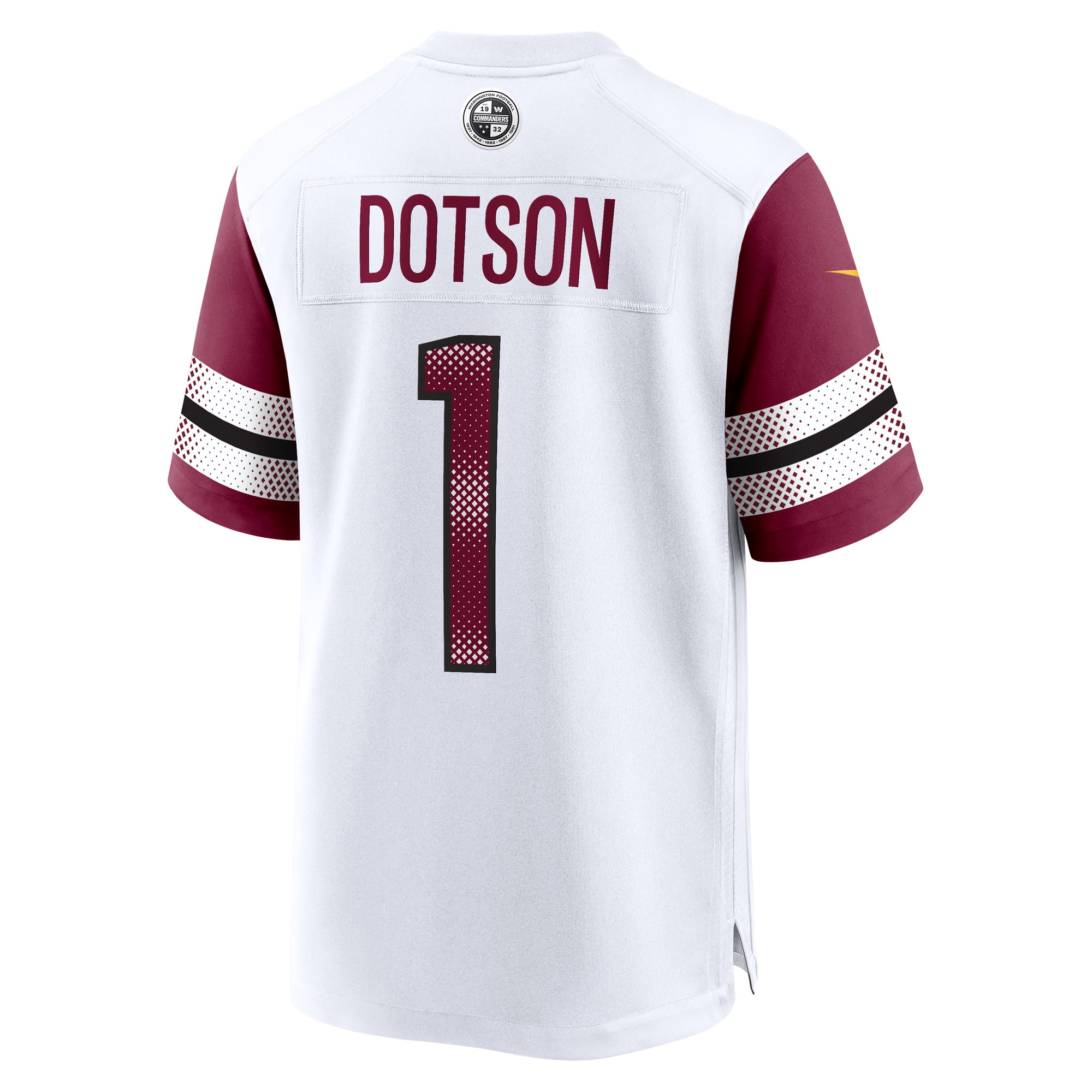 Men's Washington Commanders Jahan Dotson White Game Player Jersey
