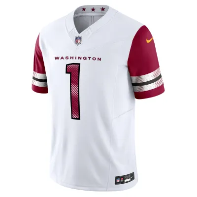 Men's Washington Commanders Jahan Dotson White Vapor F.U.S.E. Limited Jersey 02