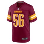 Men's Washington Commanders Jalen Harris  Burgundy Game Jersey