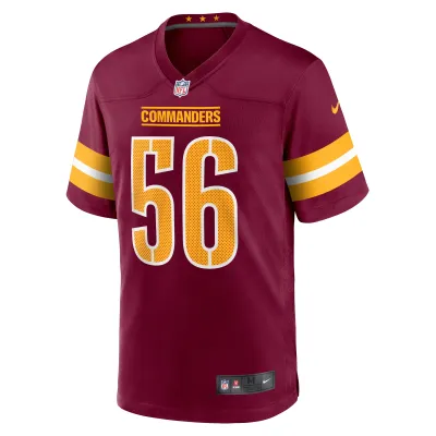 Men's Washington Commanders Jalen Harris  Burgundy Game Jersey 02