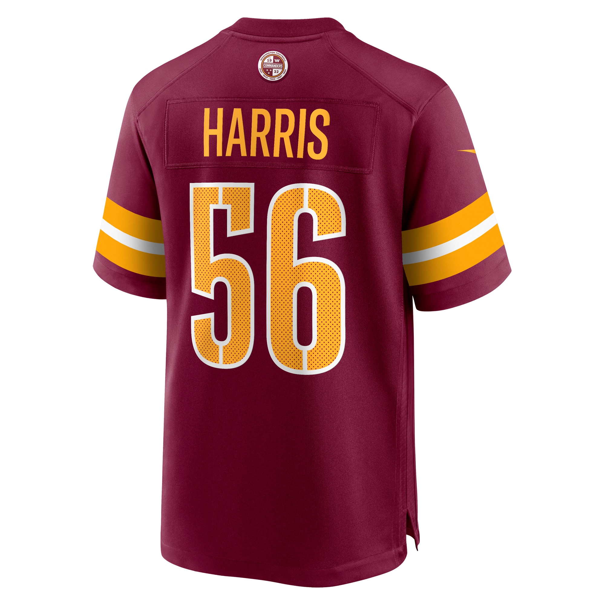 Men's Washington Commanders Jalen Harris  Burgundy Game Jersey