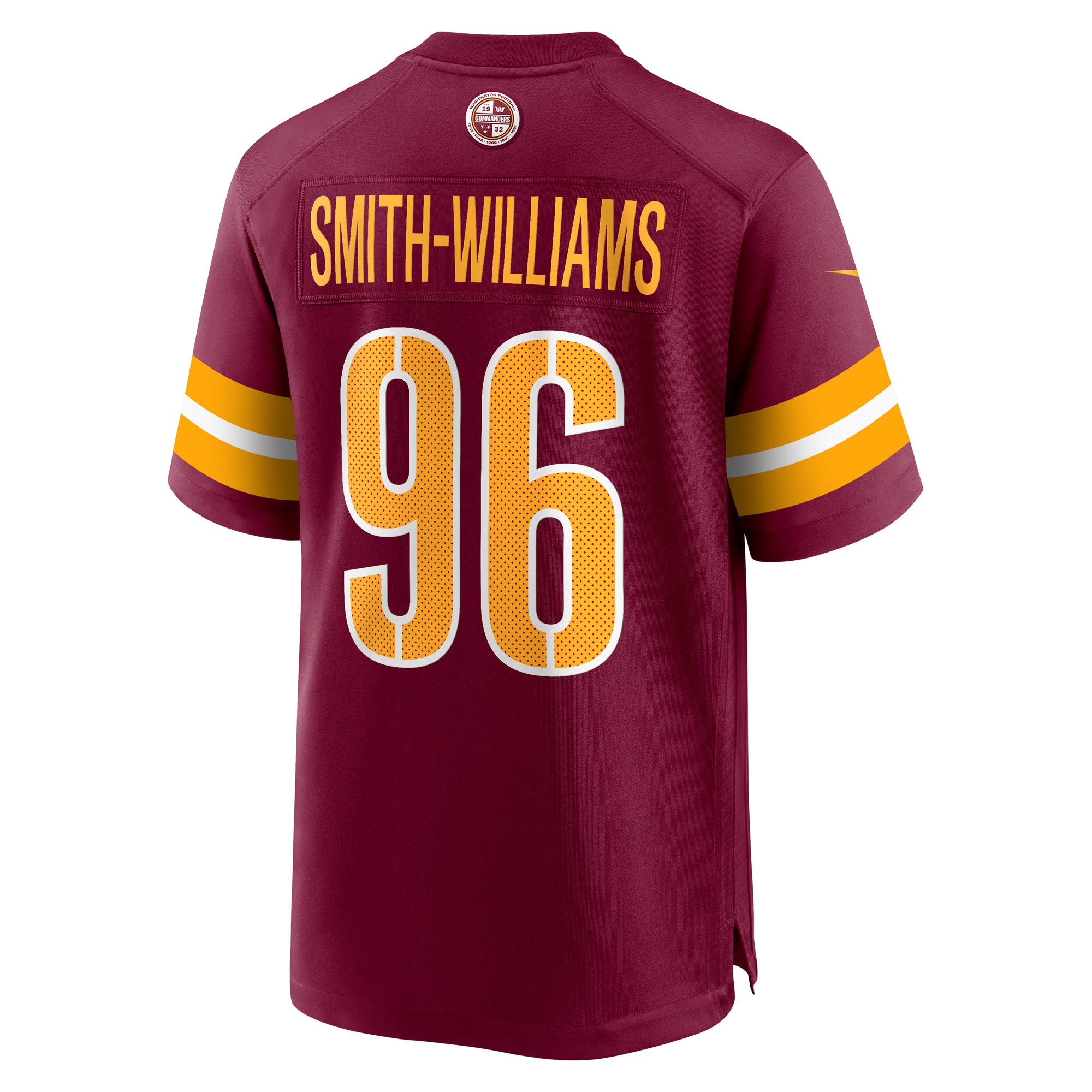 Men's Washington Commanders James Smith-Williams Burgundy Game Player Jersey