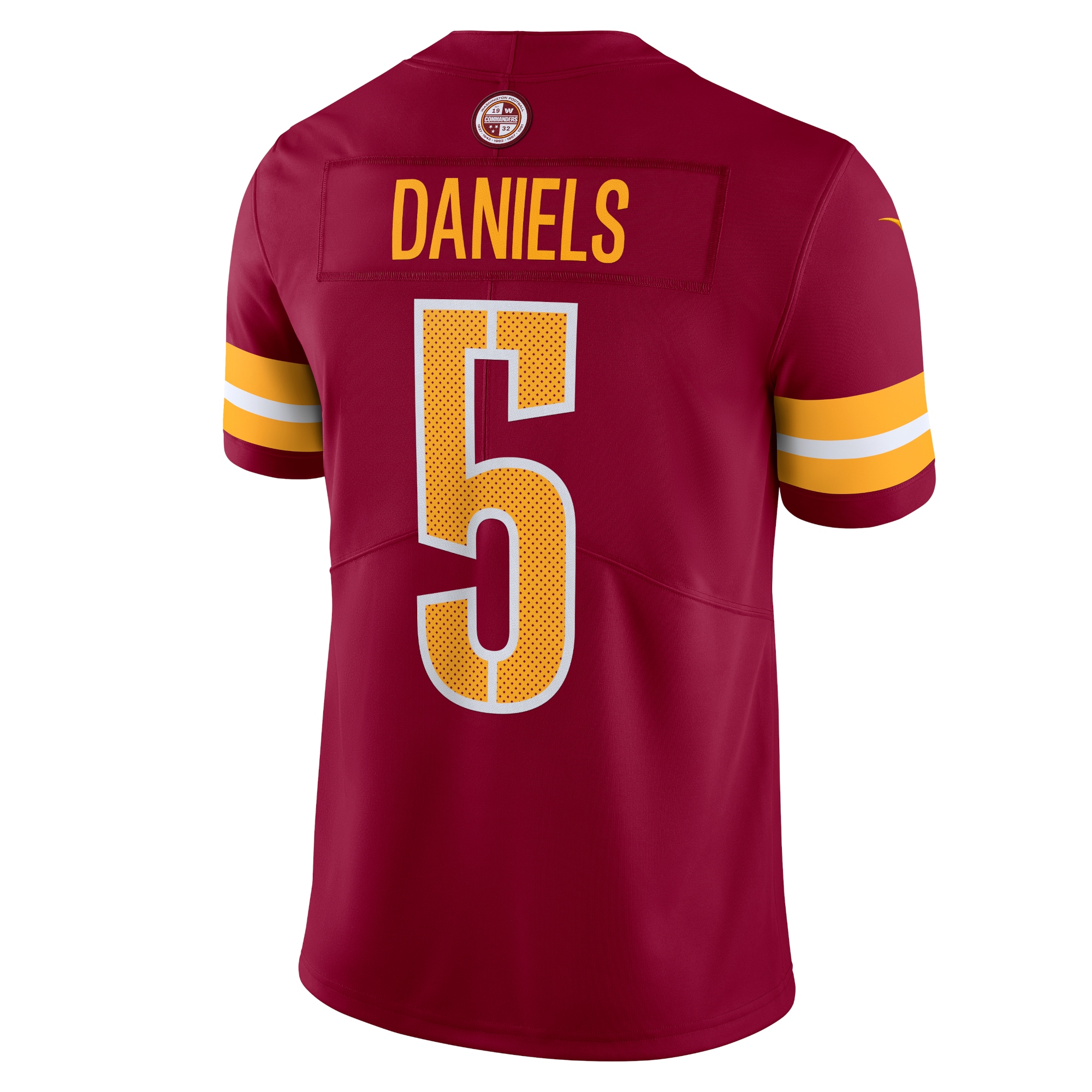 Men's Washington Commanders Jayden Daniels Burgundy Vapor Untouchable Limited Jersey
