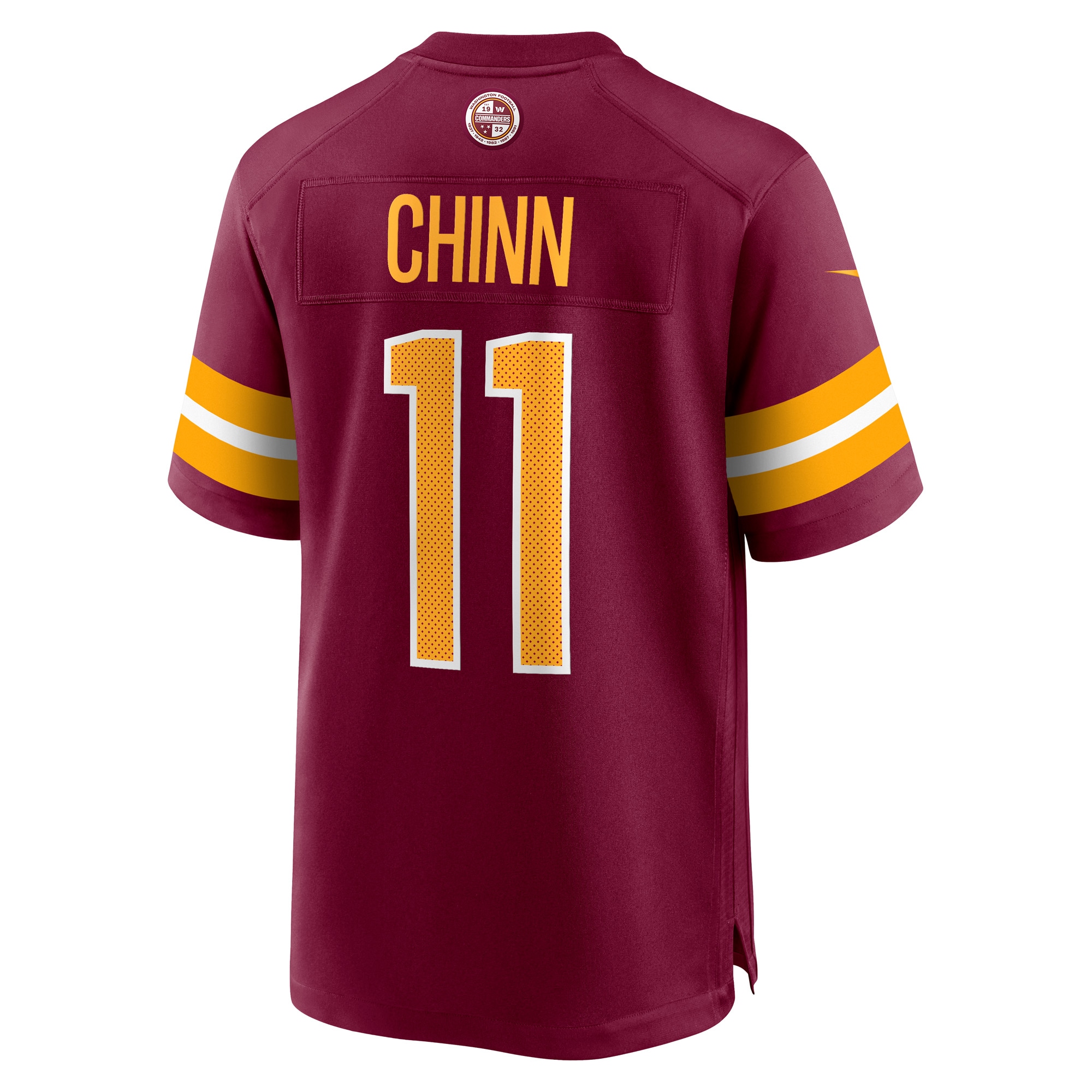Men's Washington Commanders Jeremy Chinn  Burgundy Game Jersey