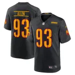 Men's Washington Commanders Jonathan Allen Black Alternate Game Player Jersey