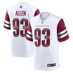 Men's Washington Commanders Jonathan Allen White Game Jersey