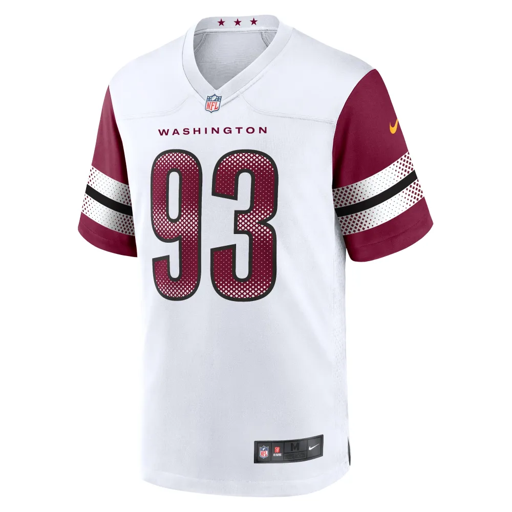 Men's Washington Commanders Jonathan Allen White Game Jersey