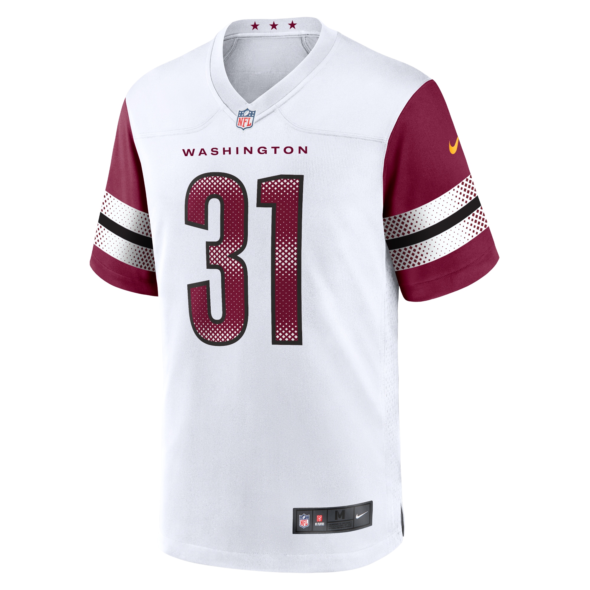 Men's Washington Commanders Kamren Curl White Game Jersey