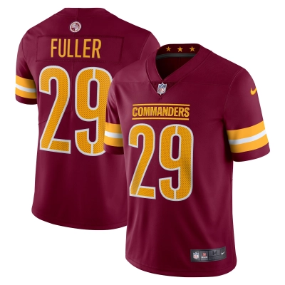 Men's Washington Commanders Kendall Fuller Burgundy Vapor Limited Jersey 01