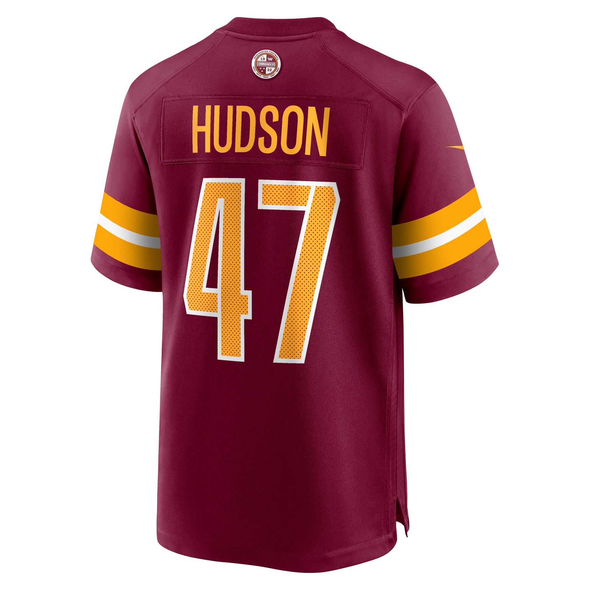 Men's Washington Commanders Khaleke Hudson  Burgundy Game Jersey