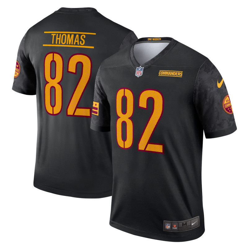 Men's Washington Commanders Logan Thomas Black Alternate Legend Jersey