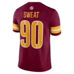 Men's Washington Commanders Montez Sweat Burgundy Vapor Limited Jersey