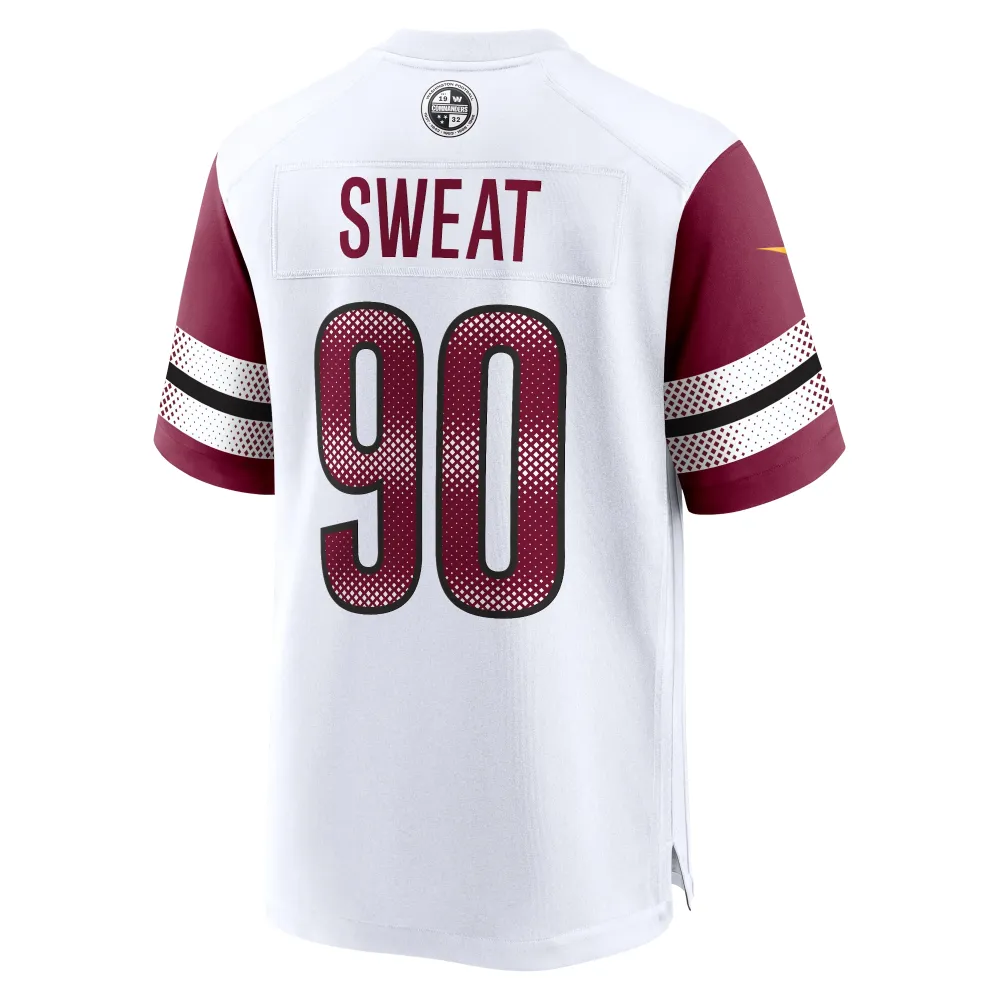 Men's Washington Commanders Montez Sweat White Game Jersey
