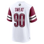 Men's Washington Commanders Montez Sweat White Game Jersey