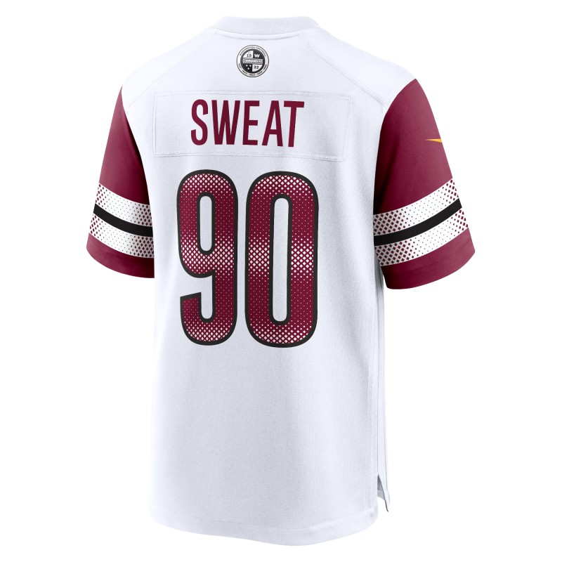 Men's Washington Commanders Montez Sweat White Game Jersey