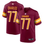 Men's Washington Commanders Saahdiq Charles  Burgundy Game Jersey