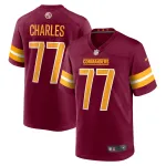 Men's Washington Commanders Saahdiq Charles  Burgundy Game Jersey