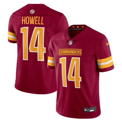 Men's Washington Commanders Sam Howell Burgundy Vapor Untouchable Limited Jersey 01