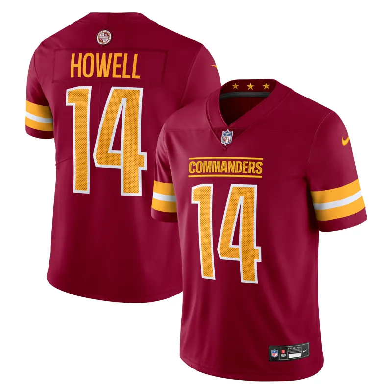 Men's Washington Commanders Sam Howell Burgundy Vapor Untouchable Limited Jersey
