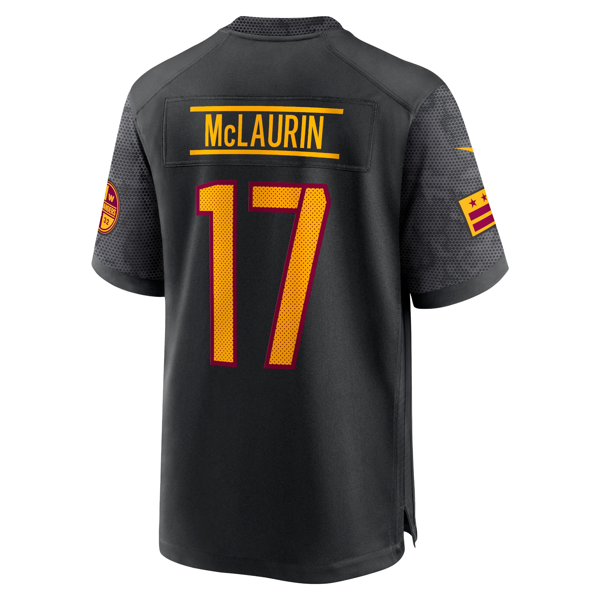 Men's Washington Commanders Terry McLaurin Black Alternate Game Player Jersey