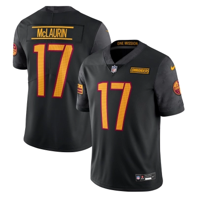 Men's Washington Commanders Terry McLaurin Black Alternate Vapor Untouchable Limited Jersey 01