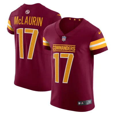 Men's Washington Commanders Terry McLaurin Burgundy Vapor Elite Jersey 01