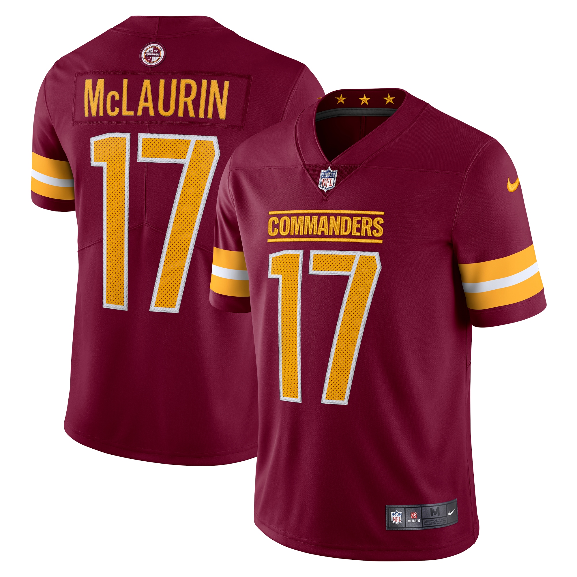 Men's Washington Commanders Terry McLaurin Burgundy Vapor Limited Jersey