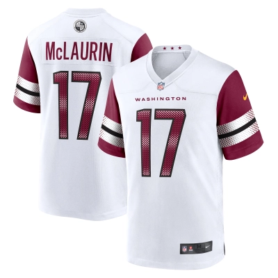Men's Washington Commanders Terry McLaurin White Game Jersey 01