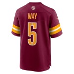 Men's Washington Commanders Tress Way  Burgundy Game Jersey