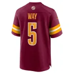 Men's Washington Commanders Tress Way  Burgundy Game Jersey