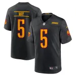Men's Washington Commanders Tress Way Black Alternate Game Player Jersey