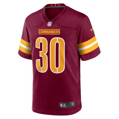 Men's Washington Commanders Troy Apke  Burgundy Game Jersey 02