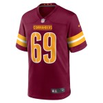 Men's Washington Commanders Tyler Larsen  Burgundy Game Jersey