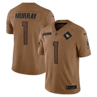 Women's Arizona Cardinals Kyler Murray Brown 2023 Salute To Service Limited Jersey 01