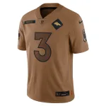 Women's Denver Broncos Russell Wilson Brown 2023 Salute To Service Limited Jersey