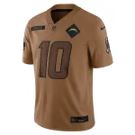 Women's Los Angeles Chargers Justin Herbert Brown 2023 Salute To Service Limited Jersey