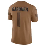 Women's New York Jets Ahmad Sauce Gardner Brown 2023 Salute To Service Limited Jersey