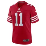 Women's San Francisco 49ers Brandon Aiyuk Scarlet Team Game Player Jersey