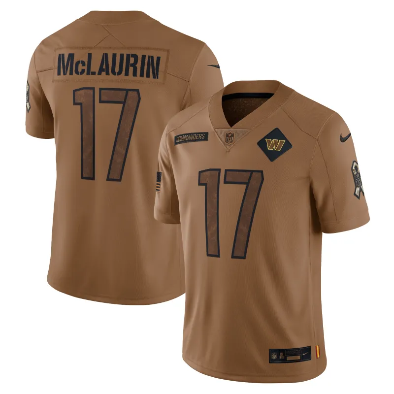 Women's Washington Commanders Terry McLaurin Brown 2023 Salute To Service Limited Jersey