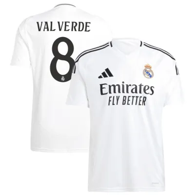 Federico Valverde Real Madrid 24/25 Home Jersey Replica 01