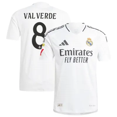 Federico Valverde Real Madrid 24/25 Player Home Jersey  01