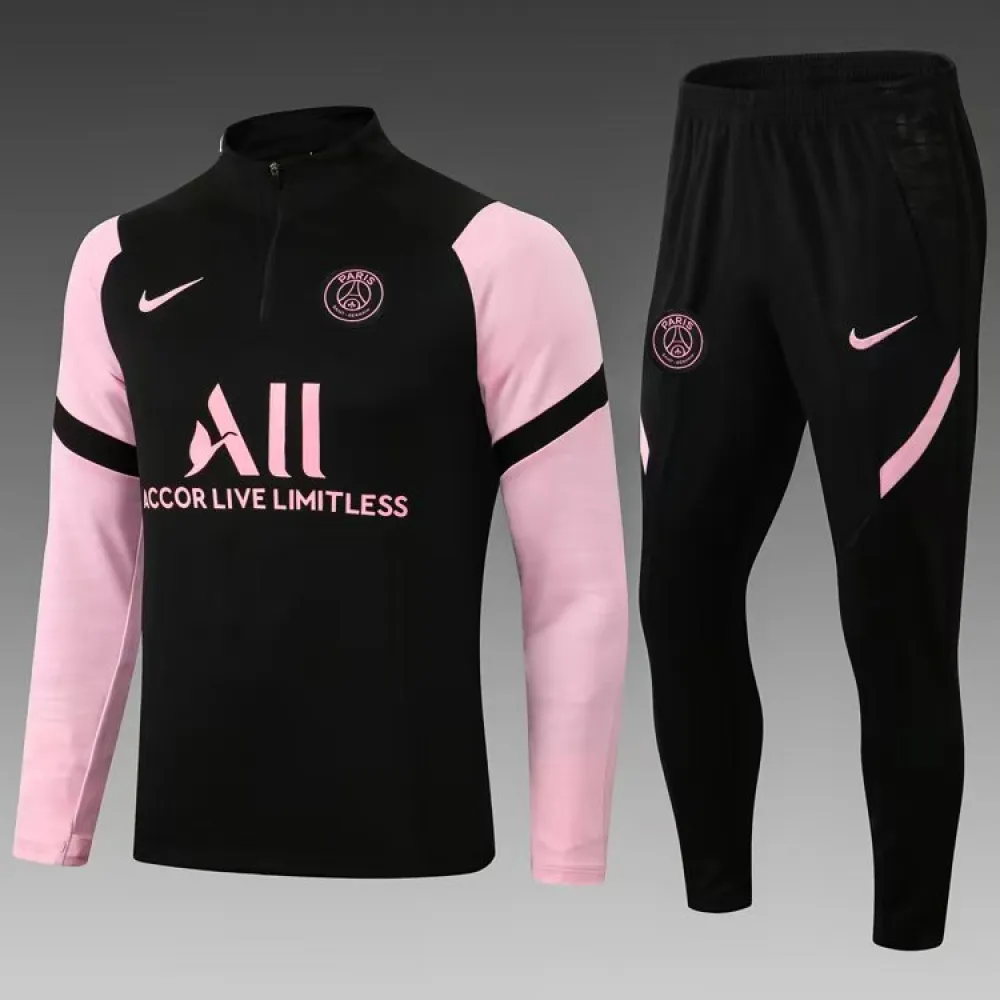 Black / Pink Sleeve - Tracksuit