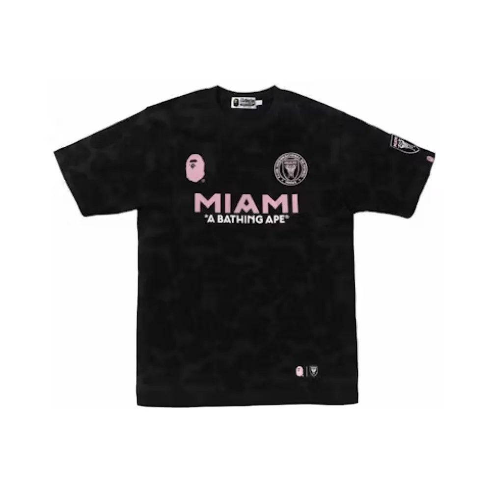 BAPE x Inter Miami CF Camo Tee Black