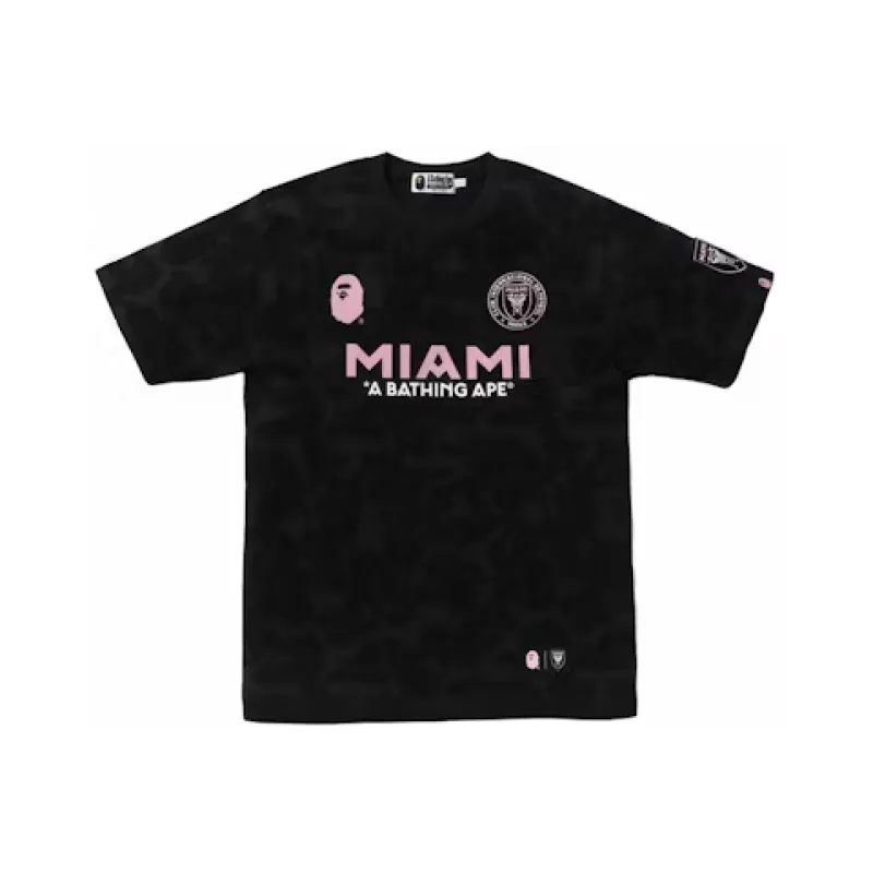 BAPE x Inter Miami CF Camo Tee Black