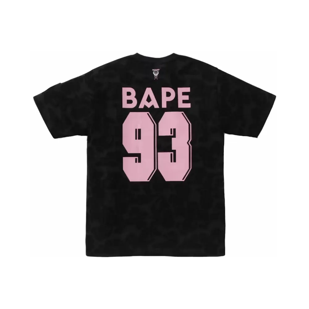 BAPE x Inter Miami CF Camo Tee Black