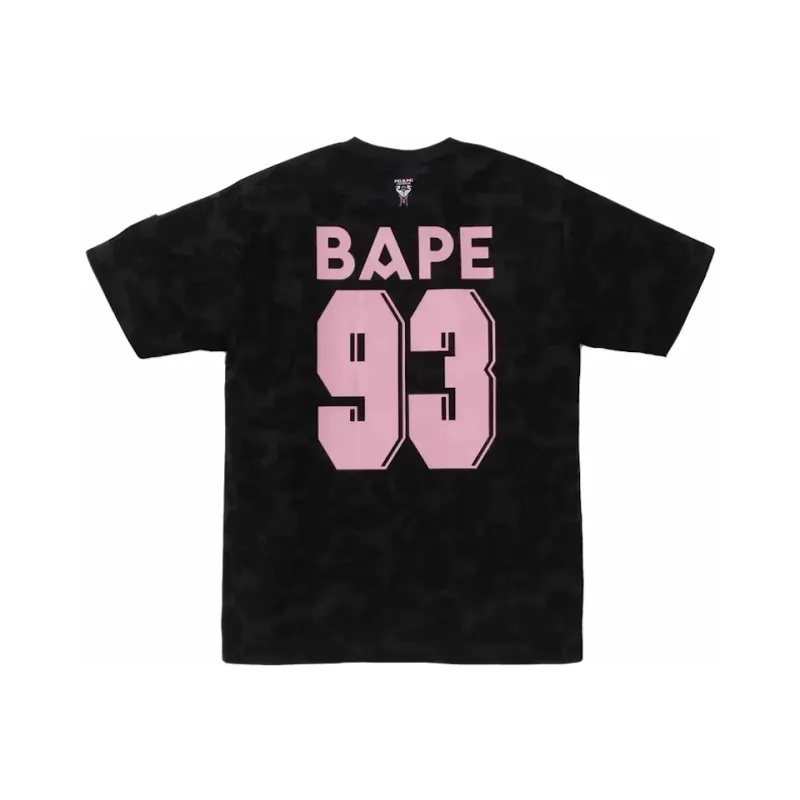 BAPE x Inter Miami CF Camo Tee Black