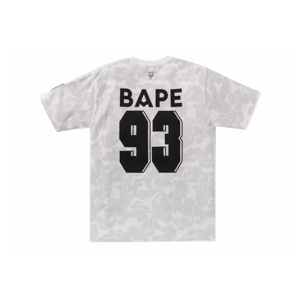BAPE x Inter Miami CF Camo Tee White